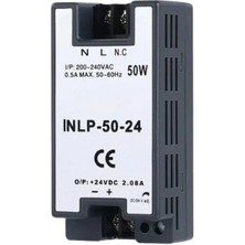 Voltaj Inlp-50-24 - 50W 24VDC 2.08A Raya Montajlı Güç Kaynağı