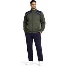 Pantoloncu Ali 3 Iplik Şardonlu Fermuarlı Eşofman Takımı