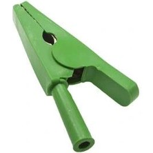 Voltaj Yeşil Akü Maşası Krokodil - Banana Soket Girişli