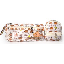 Ecrou Ikili Cbr Kalemkutu Çanta Charm Set Ekru