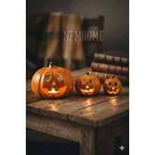 NFM HOME Seramik Bal Kabağı Mumluk Tealight Mumluk