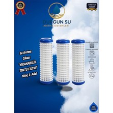 Still Water Su Arıtma Cihazı Filtresi '' Yıkanabilir Tortu Filitre '' 10INÇ 3 Adet