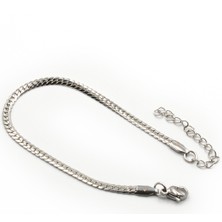 Sose Moda Erkek Balık Sırtı Model Çelik Zincir Bileklik – Gümüş Renk 3 mm Ince ve Şık Tasarım