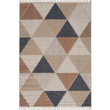 Halı Sepeti Enti Bukle 1405 Sarı Enti Bukle Hav Toz Vermez Hasır Dokulu Etnik Antialerji