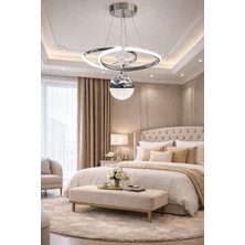 Lamira Aydınlatma Modern Lüks Salon Model Ledlı Sarkıt Avıze