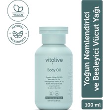 Vücut Bakım Yağı 100ML – Hızlı Emilen Yoğun ve Uzun Süreli Nemlendirici Vegan(%10 Organic Olive Oil)