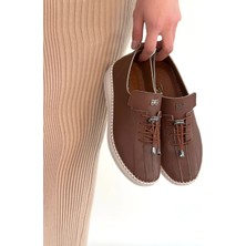 Trivogue Warte Taba Cilt Bağcıklı Spor Ayakkabı