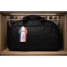 Seasonpolo Club Lakos Çift Tabanlı Astarlı Büyük Boy Seyahat Çantası,(Siyah)