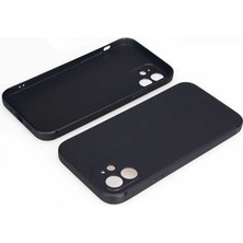 iPhone 12 Uyumlu Stsr Imax Silikon-Siyah