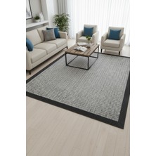 Halı Sepeti Bombay 667 Gri Hav Toz Vermez Kolay Temizlenen Hasır Doku Sisal Halı