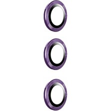 Galaxy S24 Uyumlu Stsr Kamera Lens Koruyucu Cam Filmi-Derin Mor