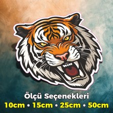 Sb Store Kaplan Tiger Oto Araç Motosiklet Kask Notebook Duvar Sticker Etiket Model 8