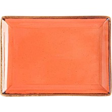 Porland Seasons Turuncu Kahvaltı Tabağı 21X28CM