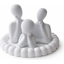 Banglow 4 Parça Üçlü Aile Seti Biblo, Obje