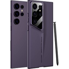 StilStoreTr Galaxy S23 Ultra Kılıf Ultra Ince Kamera Korumalı Sert Rubber Stsr Procase Kapak-Mor
