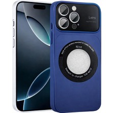 Nexiva iPhone 14 Pro  Için Kılıf (17 Pro Max Görünümlü) Magsafe Şarj Özellikli Kamera Korumalı Pc Çevirici Kapak