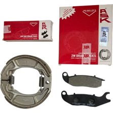MOTORKİT MK Honda Pcx Ask Ön Balata + Arka Balata Takım Pcx 2021 / 2022 / 2023 / 2024 Ask Fren Balata Takımı - Motorkit Mk
