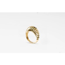 GEBZE TAKI 14 Ayar Gösterişli Tepe Yüzük