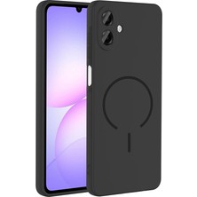 Galaxy A07 Kılıf M-Safe Şarj Özellikli Zore Meta Kapak - Siyah