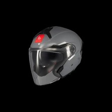 Mt Helmets Kask mt Cosmo Sv A12 Parlak Nardo Gri Gözlüklü