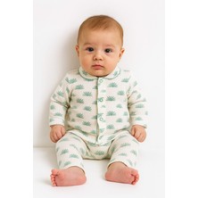 Buufuu Bebek Yenidogan Çocuk Kiz Erkek Pamuklu Oyali Pijama Takımı Hediyelik