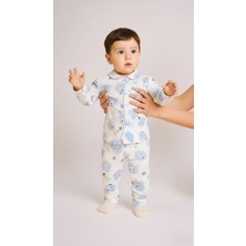 Buufuu Bebek Yenidogan Çocuk Pamuklu Oya'li Alt Üst Takım Hediyelik