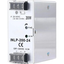 Voltaj INLP-200-24 - 200W 24VDC 8.3A Raya Montajlı Güç Kaynağı