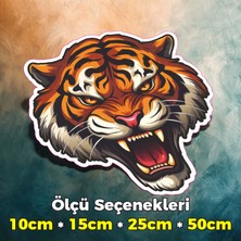 Sb Store Kaplan Tiger Oto Araç Motosiklet Kask Notebook Duvar Sticker Etiket Model 3