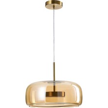 Mudo Home AMBRE TEKLİ SARKIT AVİZE 33X70 CM