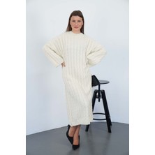 Pico Giyim Örgü Desen Triko Elbise