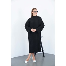 Pico Giyim Örgü Desen Triko Elbise