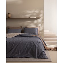 Madame Coco Arcane Çift Kişilik %100 Pamuk Ranforce Baskılı Nevresim Takımı - Lacivert