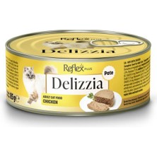 Reflex Plus Delizzia / Kıyılmış Tavuklu Yetişkin Kedi Maması 85G