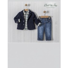 Lamato Baby Ekose Gömlekli Bayramlık Erkek Takım