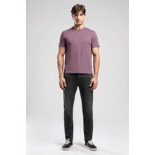 Lee Cooper Jack Erkek Slım Dar Kesim Yüksek Bel Dar Paça Jean Pantolon Antrasit