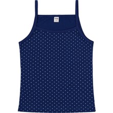 Civil Girls Mavi-Beyaz  2-10 Yaş Kız Çocuk 2'li Atlet - Standart 10-11 Yaş