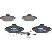Bosch 0986424379 Fren Balatası Ön Fıat Panda 03>10 Panda Iı 10> 500 07> Punto 98> 1.2 5892736