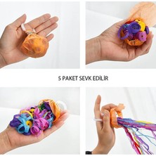 Pandoli Elde Fırlatmalı Karışık Renklerde Uzar Kağıtlı Konfeti El Konfetisi 5 Adet