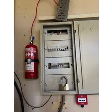 Santral 2 kg ABC KURU KİMYEVİ Tozlu Otomatik Elektrik Pano Söndürme Sistemi