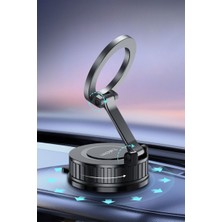 Earldom EH342 Manyetik Araç Içi Telefon Tutucu - 360° Dönebilen Siyah