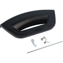 Akat Hotpoint Ile Uyumlu Ariston WMBF742KUK Çamaşır Makinesi Kapak Mandal Tutamağı Siyah