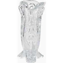 Louise Roe Vintage Drape El Işçiliği Heykelsi Tasarım, Cam Vazo