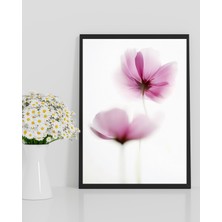 Rosa Art Tablo | Ahşap Çerçeveli Tablo | Çerçeveli Poster | Satranç Desenler Tablo | Soyut, Minimal Tablo