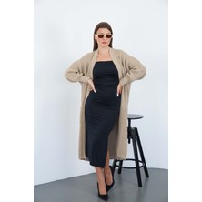 Pico Giyim Düz Cepli Triko Hırka