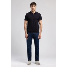 Lee Cooper Rico Yüksek Bel Düz Kesim Düz Paça Mavi Erkek Jean Pantolon