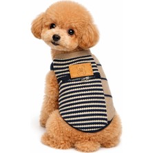 Triko Açık Kahve Köpek Üstü