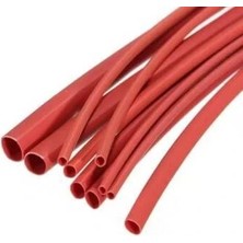 Woer Kırmızı Isı ile Daralan Makaron 6.4mm - 1 Metre