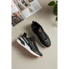 Mc Jamper 2019 Erkek Klasik Sneaker Siyah - Turuncu