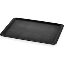 Külsan 4361.S - Arcoform Laminated Siyah Dikdörtgen Tepsi 43X61 Cm, Thermoset Melamin