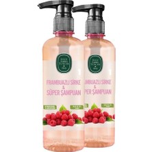 Eyüp Sabri Tuncer Frambuazlı Sirke & Süper Şampuan 2 x 500 ml Parabensiz Parlaklık Verici Etki